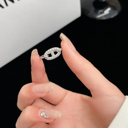 [Stellar Jewelry]RONDE SMALL SILVER DIAMOND RING