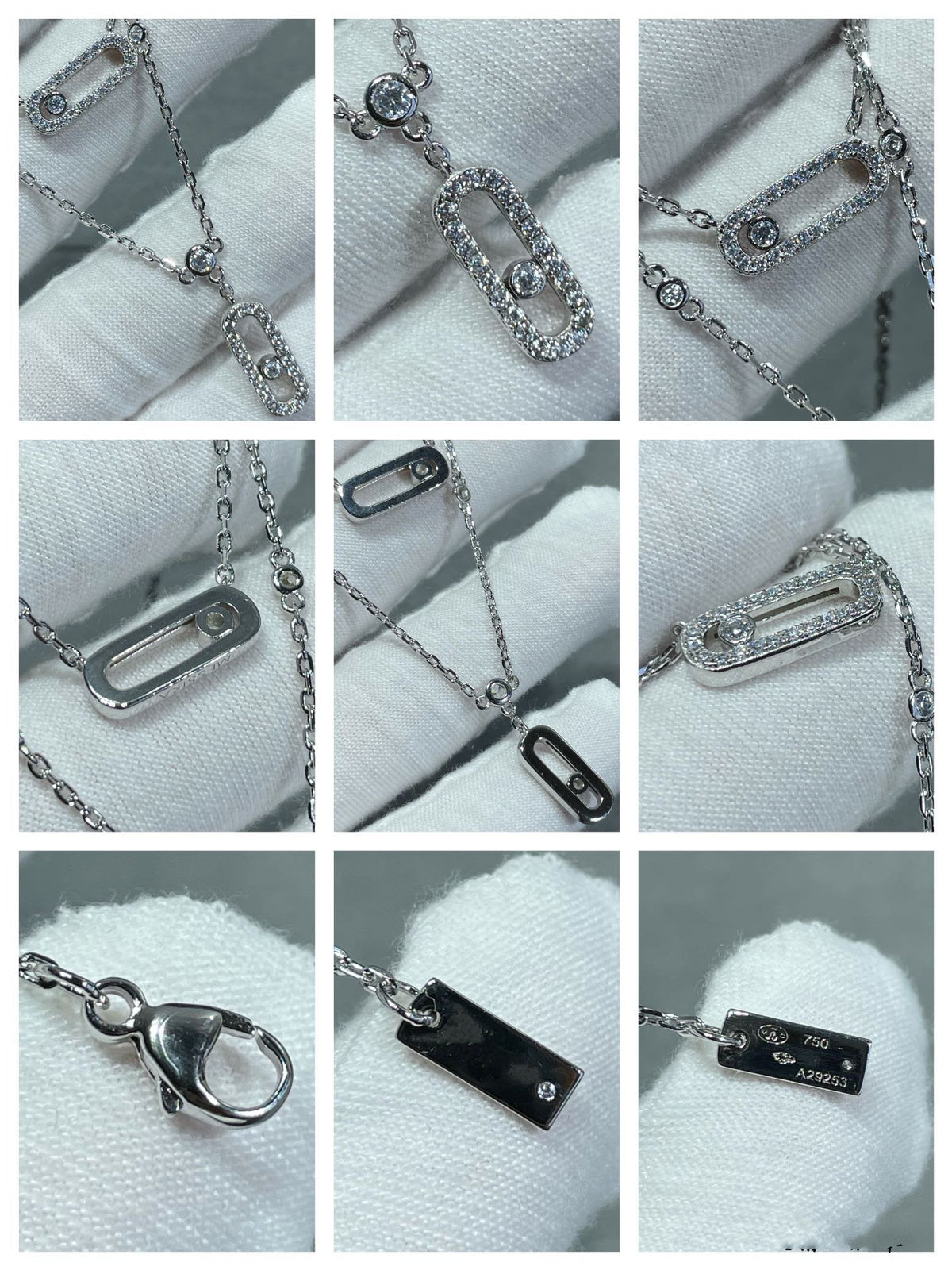 [Stellar Jewelry]MOVE 2 ROW DIAMOND NECKLACE