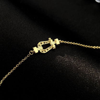[Stellar Jewelry]FORCE 10 FULL DIAMOND BUCKLE CHAIN LINK MINI MODEL