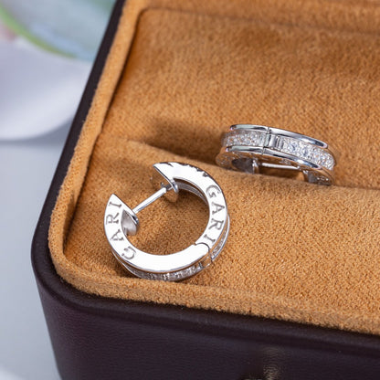 [Stellar Jewelry]ZERO 1 MINI SILVER DIAMOND EARRINGS