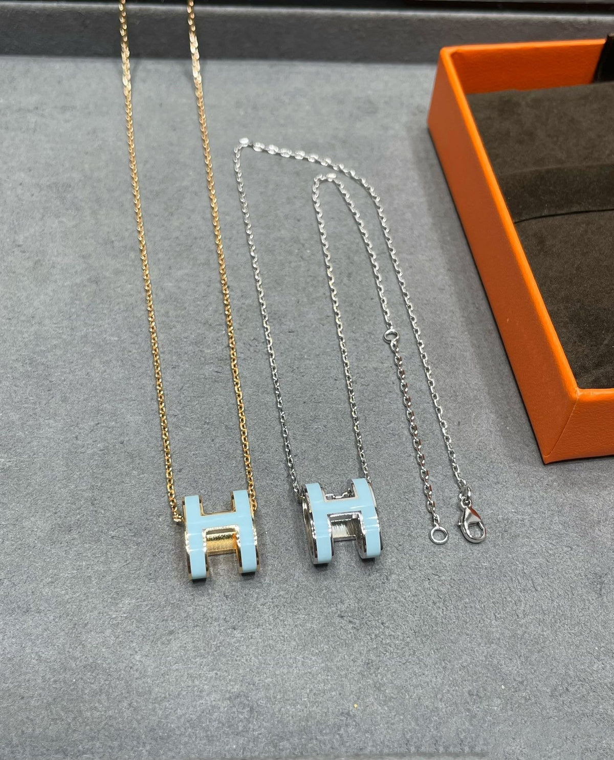 [Stellar Jewelry]POP H SKY BLUE NECKLACE
