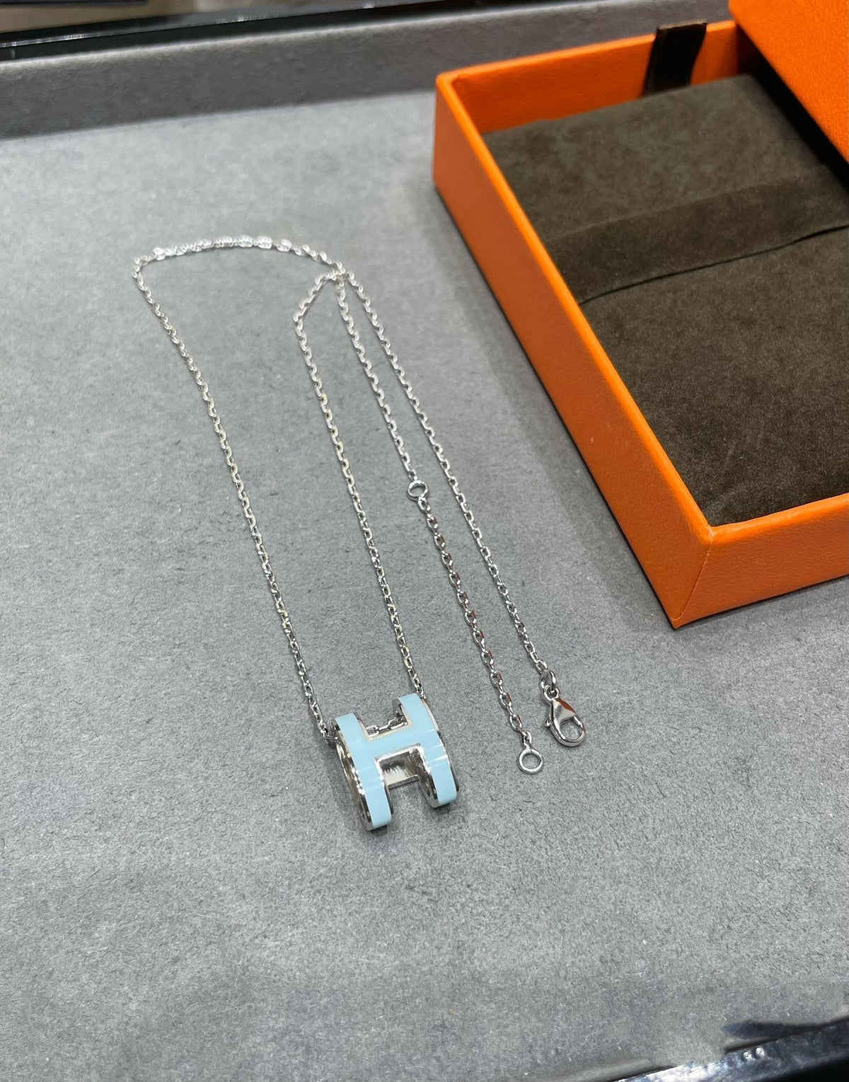 [Stellar Jewelry]POP H SKY BLUE NECKLACE