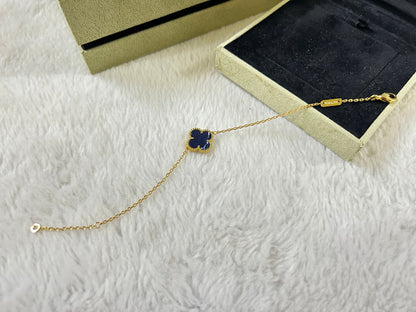 [Stellar Jewelry]CLOVER 1 MOTIF PIETERSITE BRACELET