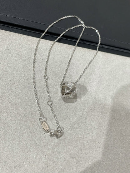 [Stellar Jewelry]LIENS EVIDENCE DIAMOND PAVED NECKLACE
