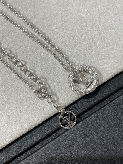 [Stellar Jewelry]BY NIGHT DIAMOND PAVED NECKLACE