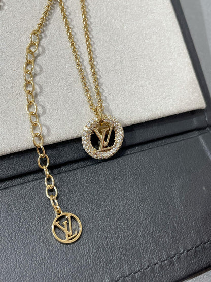 [Stellar Jewelry]BY NIGHT DIAMOND PAVED NECKLACE
