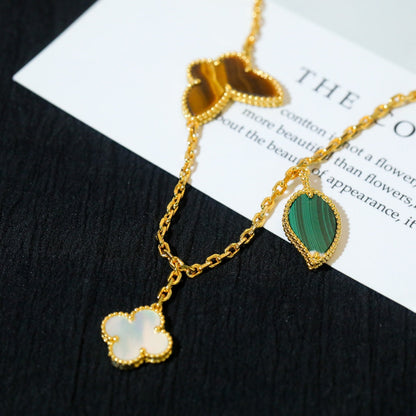 [Stellar Jewelry]LUCKY SPRING 5 MOTIF GOLD BRACELET
