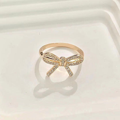 [Stellar jewels]TWIST BOW RING