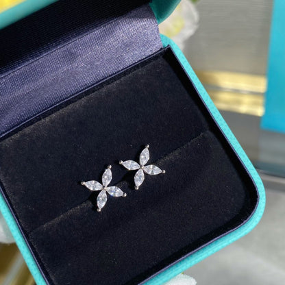 [Stellar jewels]VICTORIA SILVER DIAMOND STUD MINI EARRINGS
