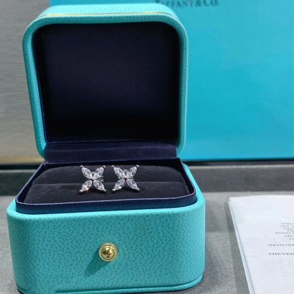 [Stellar jewels]VICTORIA SILVER DIAMOND STUD MINI EARRINGS