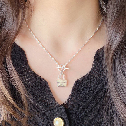 [Stellar Jewelry]CONSTANCE PEDANT SILVER NECKLACE
