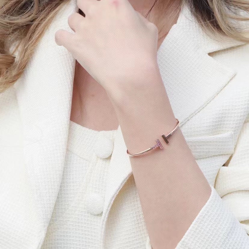 [Stellar jewels]T PINK GOLD PINK DIAMOND BRACELET