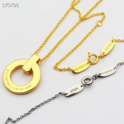 [Stellar jewels]T1 CIRCLE MEDIUM NECKLACE