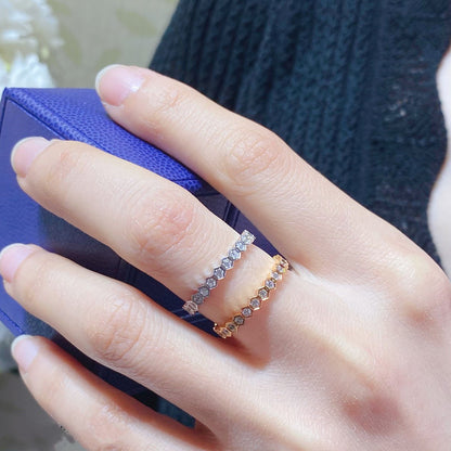[Stellar Jewelry]BEE LOVE DIAMOND PAVED SMALL RING