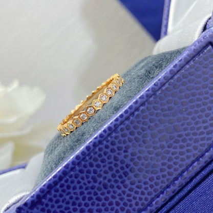 [Stellar Jewelry]BEE LOVE DIAMOND PAVED SMALL RING