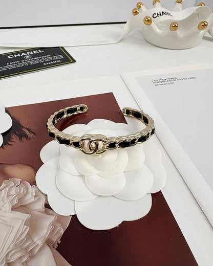 [Stellar Jewelry]Double C Open Bangle