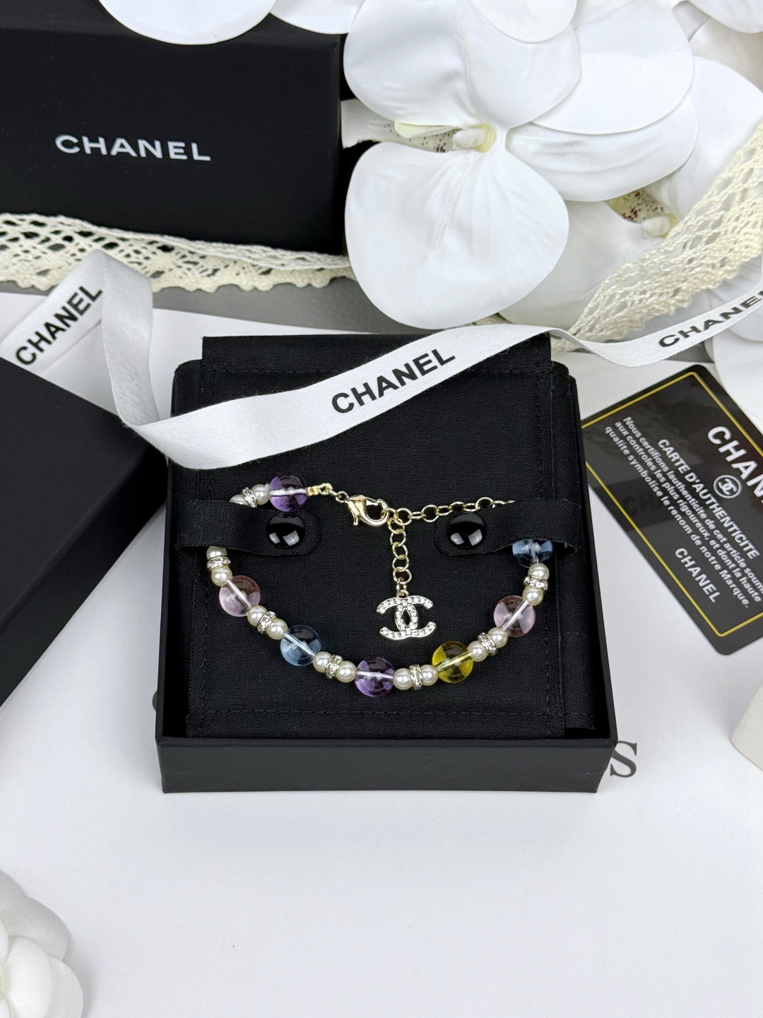 [Stellar Jewelry]Colorful Transparent Resin Bracelet