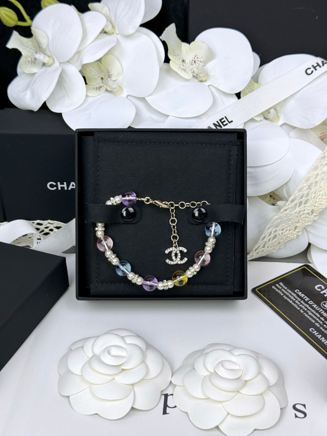 [Stellar Jewelry]Colorful Transparent Resin Bracelet