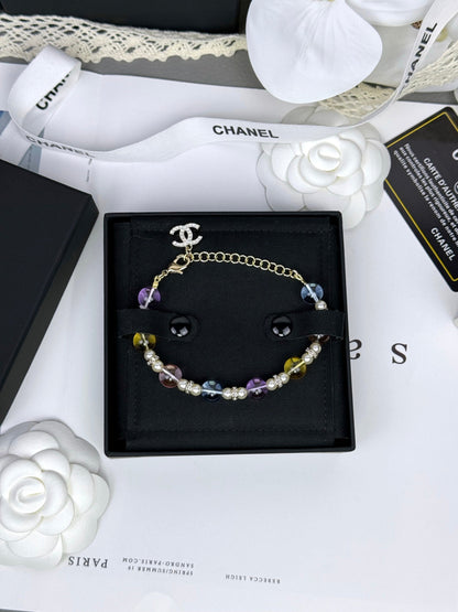 [Stellar Jewelry]Colorful Transparent Resin Bracelet