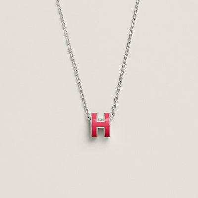 [Stellar Jewelry]H NECKLACE PINK
