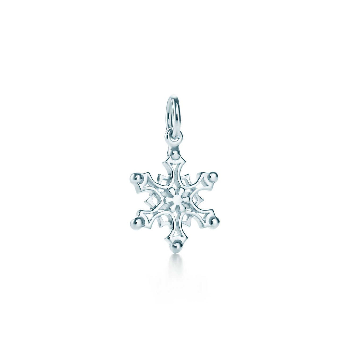 [Stellar jewels]STERLING SILVER SNOWFLAKE PENDANT NECKLACE