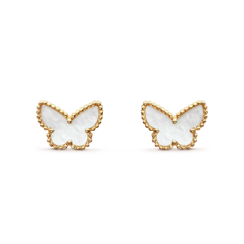[Stellar Jewelry]SWEET BUTTERFLY MOP EARSTUDS