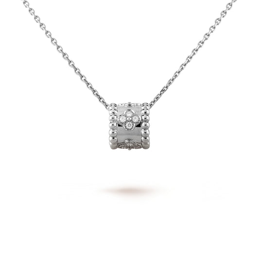[Stellar Jewelry]PERLEE PEDANT SIVLER DIAMOND NECKLACE