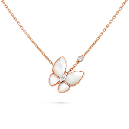 [Stellar Jewelry]BUTTERFLY MOP DIAMOND NECKLACE