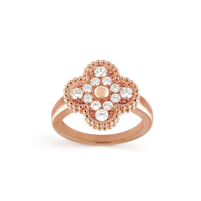[Stellar Jewelry]CLOVER DIAMOND RING