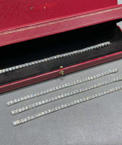[Stellar Jewelry]TENNIS BRACELET WITH FULL DIAMOND SETTING