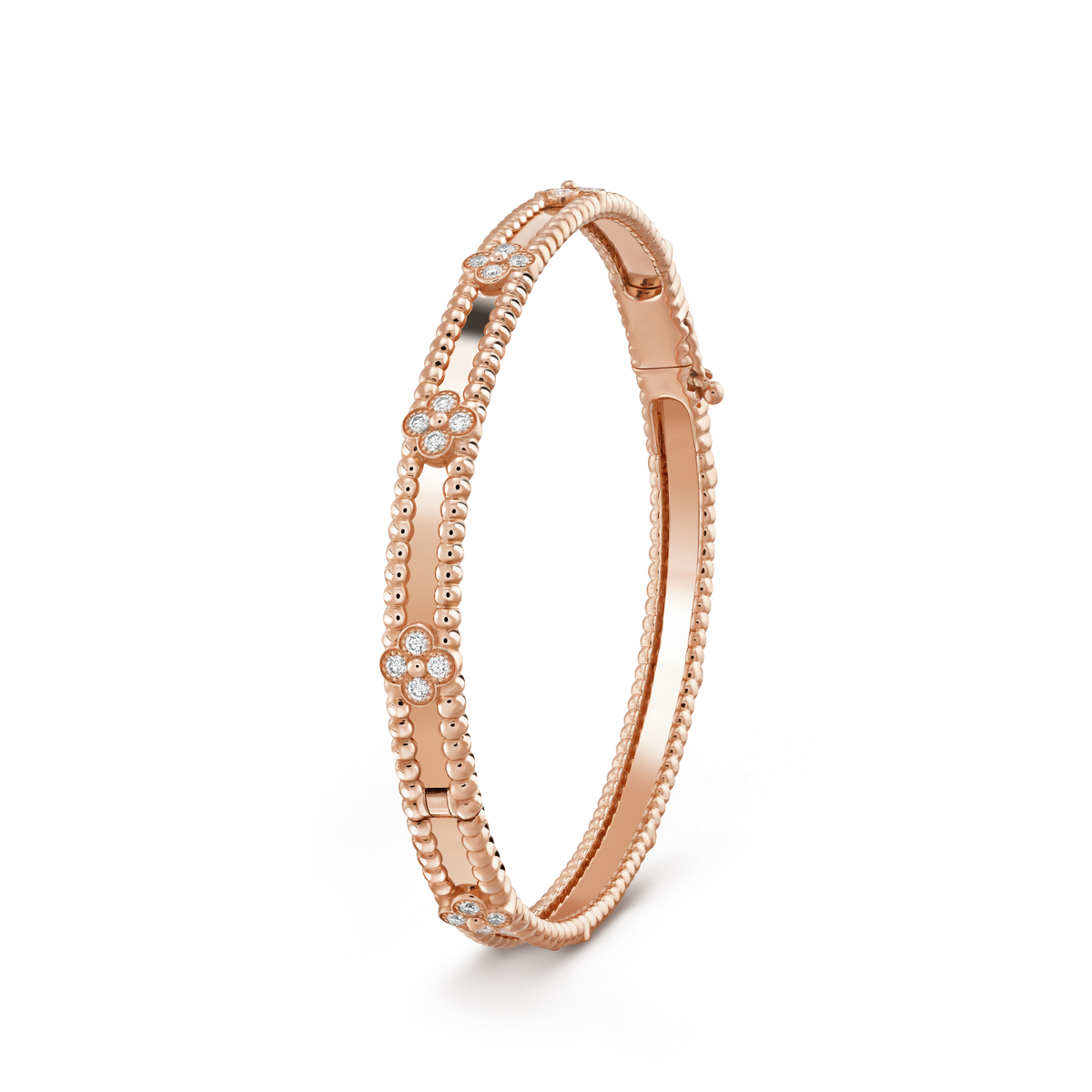 [Stellar Jewelry]CLOVER BRACELET 4MM DIAMONDS