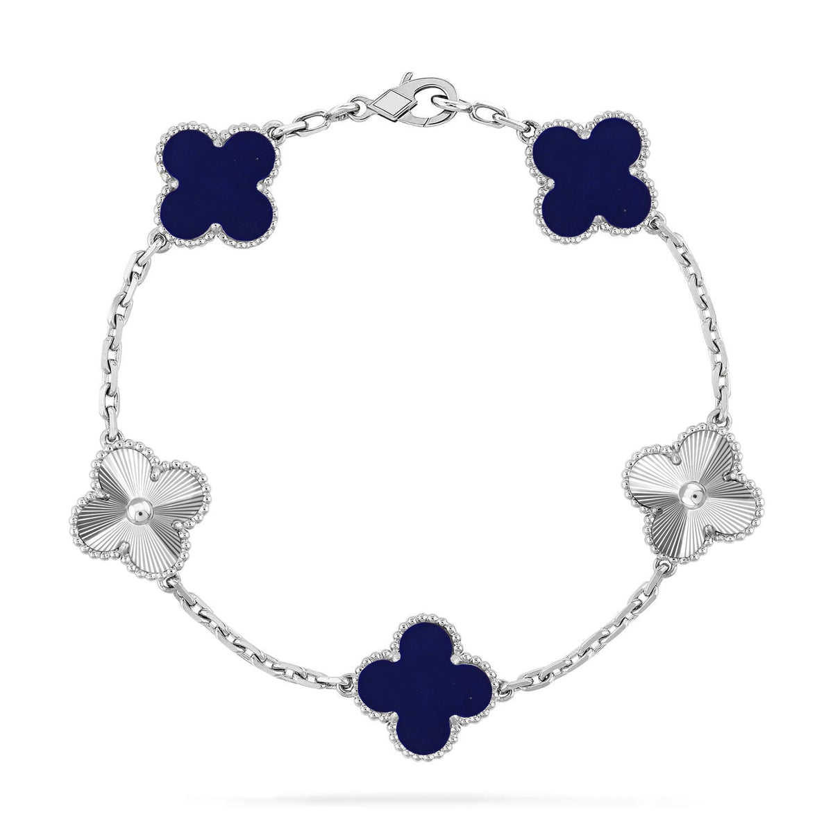 [Stellar Jewelry]CLOVER 5 MOTIF LAPIS LAZULI BRACELET COLLECTION