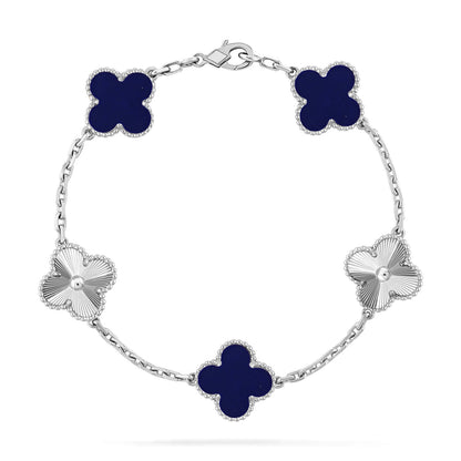 [Stellar Jewelry]CLOVER 5 MOTIF LAPIS LAZULI BRACELET COLLECTION