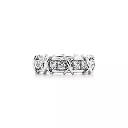 [Stellar jewels]SIXTEEN STONE SILVER RING