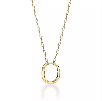 [Stellar jewels]LOCK NECKLACE GOLD
