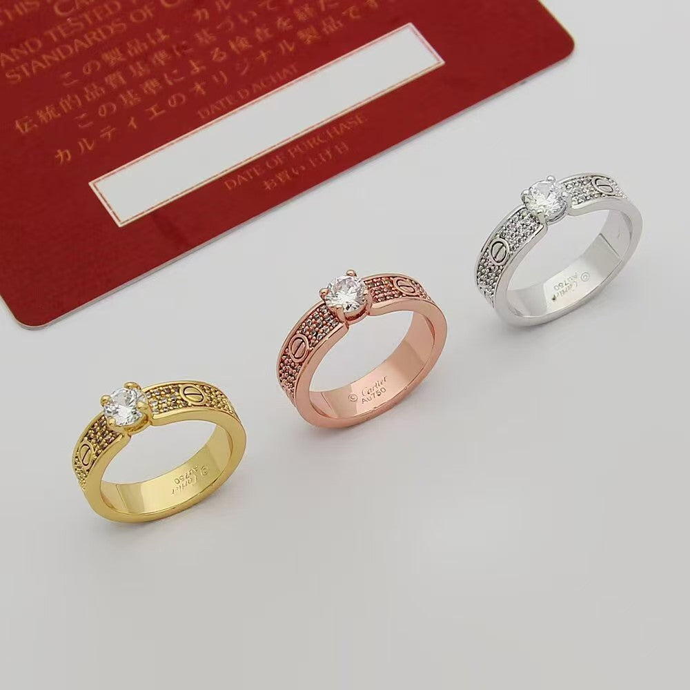 [Stellar Jewelry]Starry Sky Diamond Ring