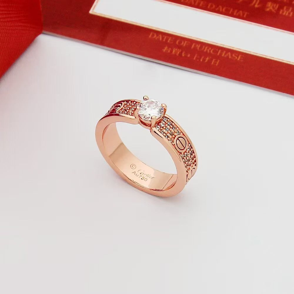 [Stellar Jewelry]Starry Sky Diamond Ring