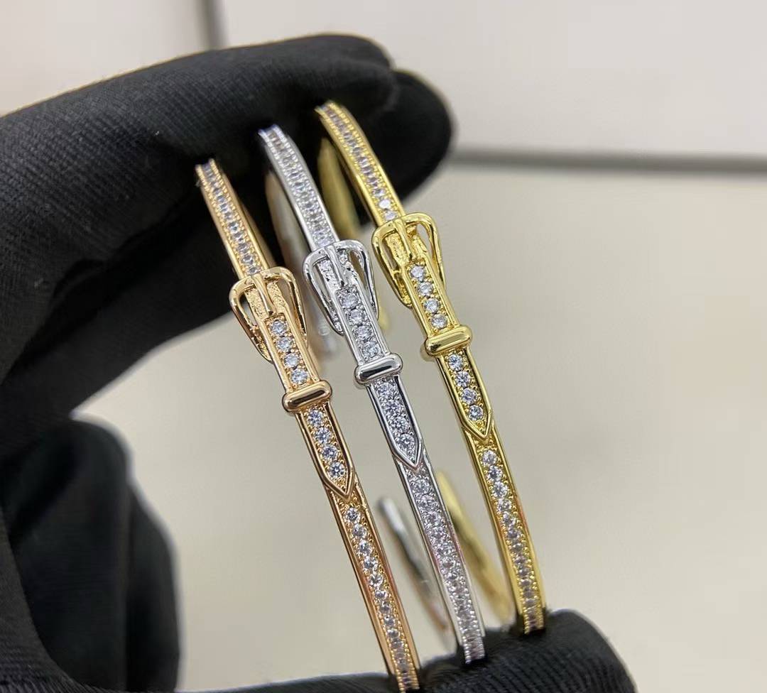 [Stellar Jewelry]DIAMOND-ENCRUSTED BRACELET THREE COLORS