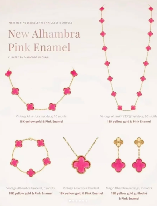 [Stellar Jewelry] 26 NEW PINK BUBBLE ENAMEL SET