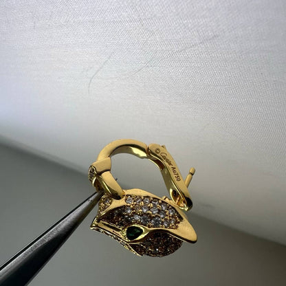 [Stellar Jewelry]FULL PAVE LEOPARD HEAD EAR CUFFS