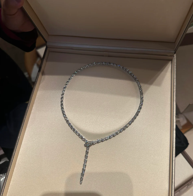 [Stellar Jewelry]NEW！SERPENT DIAMOND NECKLACE