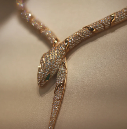 [Stellar Jewelry]HAUTE COUTURE GOLD SERPENTI NECKLACE