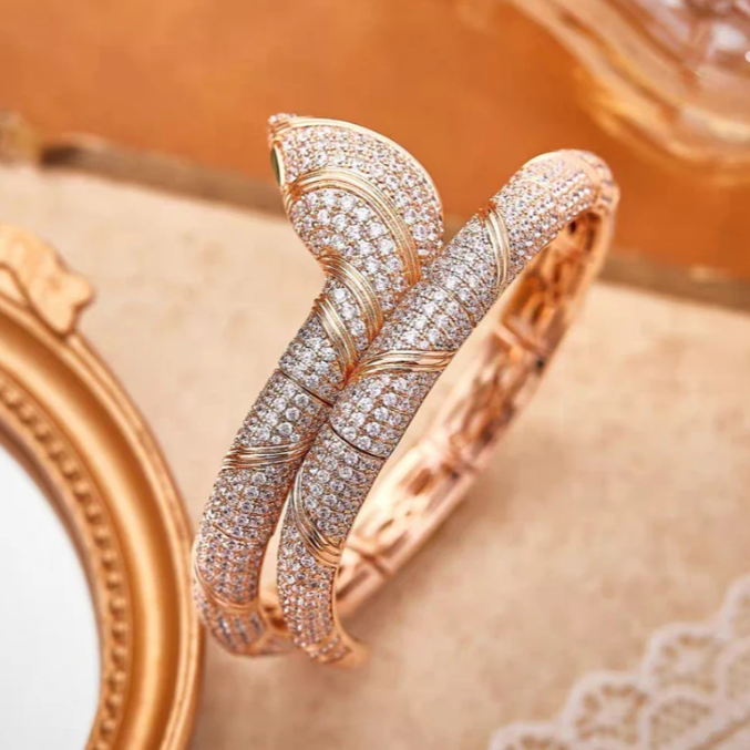 [Stellar Jewelry]HAUTE COUTURE GOLD SERPENTI BRACELET