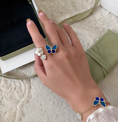[Stellar Jewelry]2026 NEW TWIN BUTTERFLY LUCKY RING