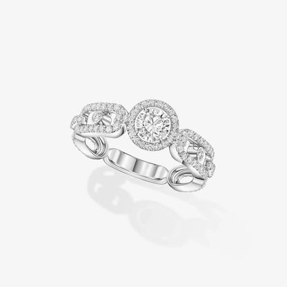 [Stellar Jewelry]Move Link Solitaire Ring