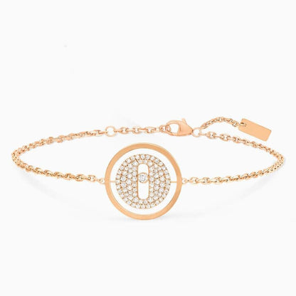 [Stellar Jewelry]LUCKY MOVE DIAMOND PAVED BRACELET