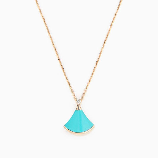[Stellar Jewelry]DREAM NECKLACE TURQUOISE PINK GOLD