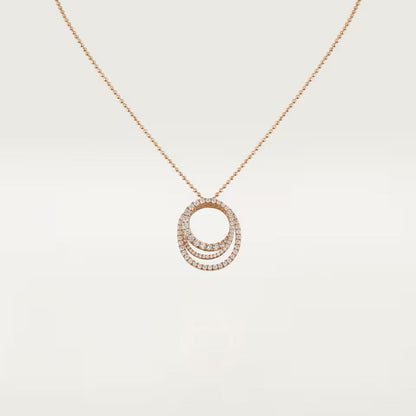 [Stellar Jewelry]ETINCELLE  FULL DIAMOND NECKLACE
