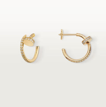 [Stellar Jewelry]JUSTE FULL DIAMOND SMALL EARRINGS
