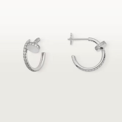 [Stellar Jewelry]JUSTE FULL DIAMOND SMALL EARRINGS